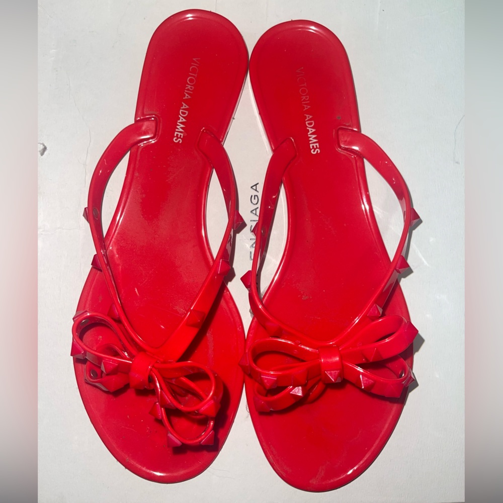 Red sandals